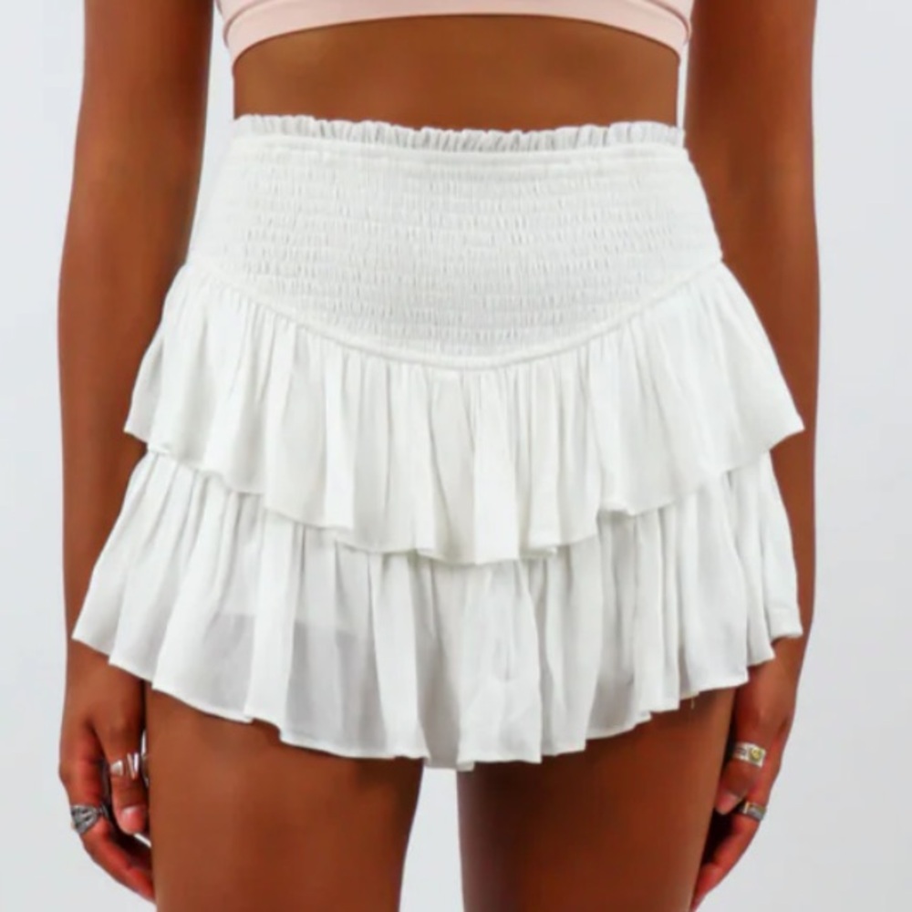 Rock n Rags ruffle mini skirt